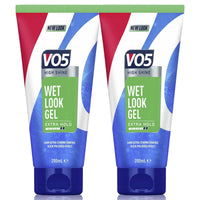 2 X VO5 Wet Look Styling Gel 200ml
