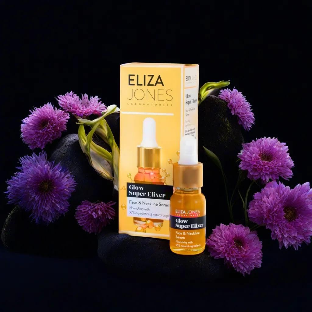 Eliza Jones Laboratories Face Serum, Neck Serum (Glow Super Elixer: Natural Ingredients, 10 ml)