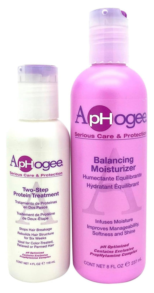 Generic Aphoge Buy Two Step Protein Treatment Kit 4oz & Get Balancing Moisturizer 8oz