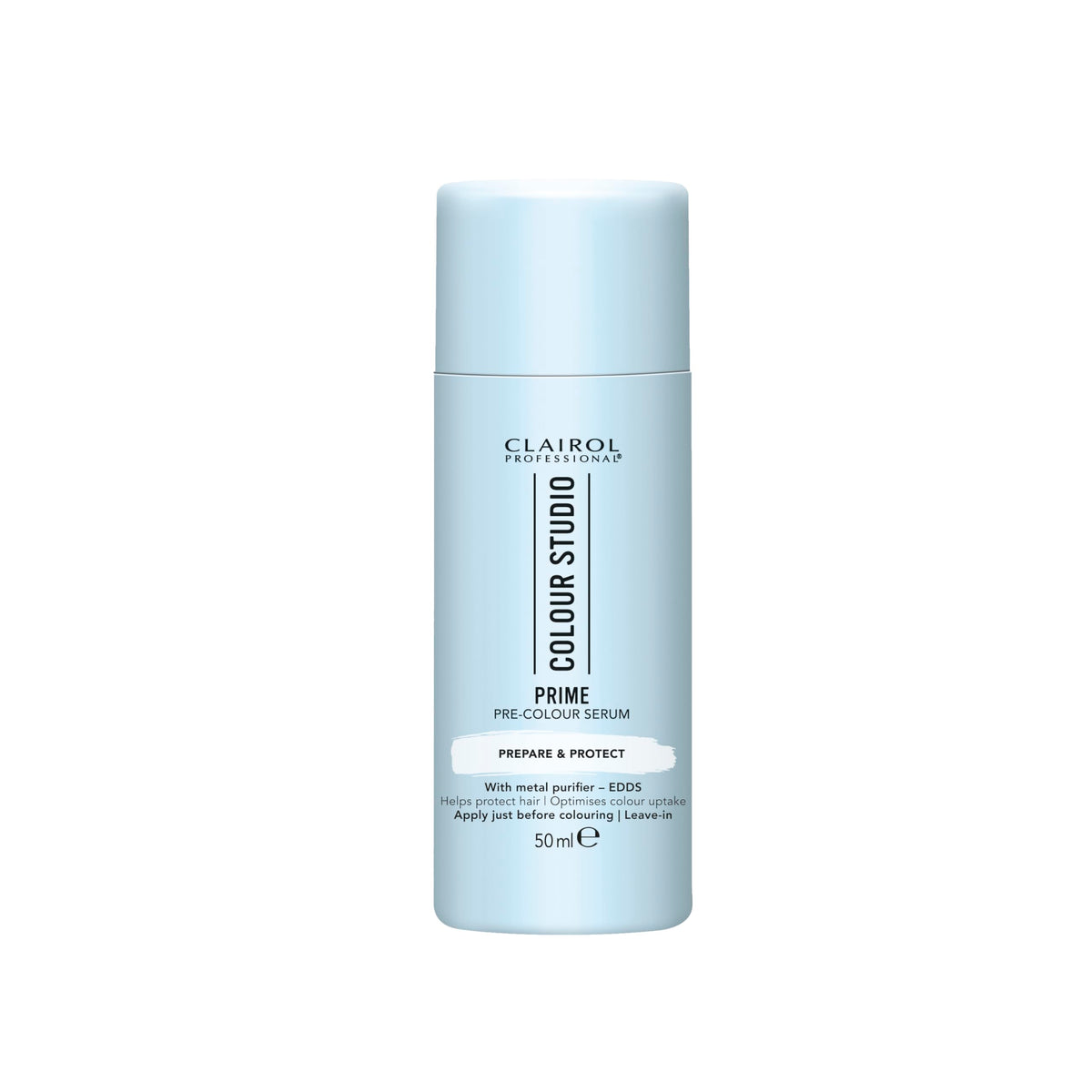 Clairol Colour Studio Hair Primer | Leave-in Pre-colour Serum | Prepares and Protects Hair Before Colouring | Dermatologically Tested Vegan Formula | 50ml