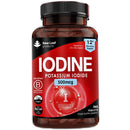 NEW LEAF PRODUCTS Iodine Tablets 500mcg 365 (1 Year Supply) Vegan High Strength Tablets Iodine Supplements, Natural Source of Iodine from Potassium Iodide GMO Free, GMP, Made in UK by New Leaf