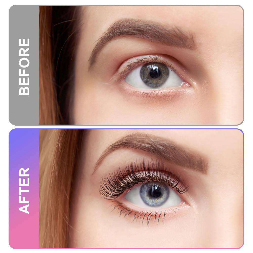 LOPHE Eyelash Growth Serum, Eyelash Eyebrow Enhancer Serum for Thicker, Stronger, Fuller and Longer Looking Lashes and Brows, Cruelty Free Lash Serum for Rapid Eye Lash Growth, 5 ml, Gift for Women
