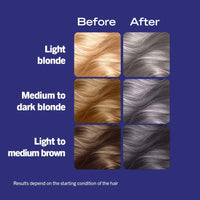 Schwarzkopf LIVE Urban Metallics Vibrant, Long Lasting, Permanent Silver Hair Dye, Infused with Coconut Oil for Shiny Hair - Dusty Silver U72