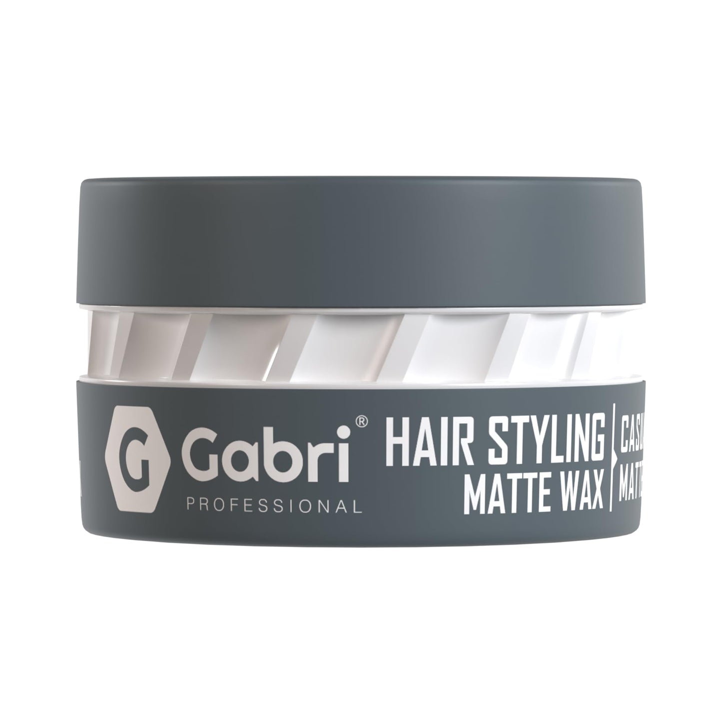G Gabri Gabri Professional Hair Wax, Hair Styling Aqua Wax, 1 x 150 ml, Pack of 1 (Casual Matte Look (Grey))