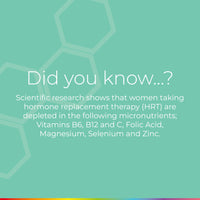 Health & Her Multivitamin for Women Taking Hormone Replacement Therapy (HRT) - Supplements for Women - Nutrition and Wellbeing Support - 1 Month Supply, 60 Capsules - Vegan & Gluten Free