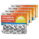 One Step | Vitamin D 800IU | Colecalciferol Capsules | Vitamin D Supplements for Women & Men (120 Capsules)