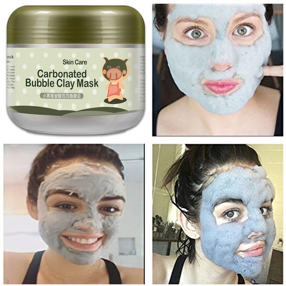FANMIN Carbonated Bubble Clay Mask Moist Deep Pore Cleansing Bubbles Mud Mask 3.52 oz