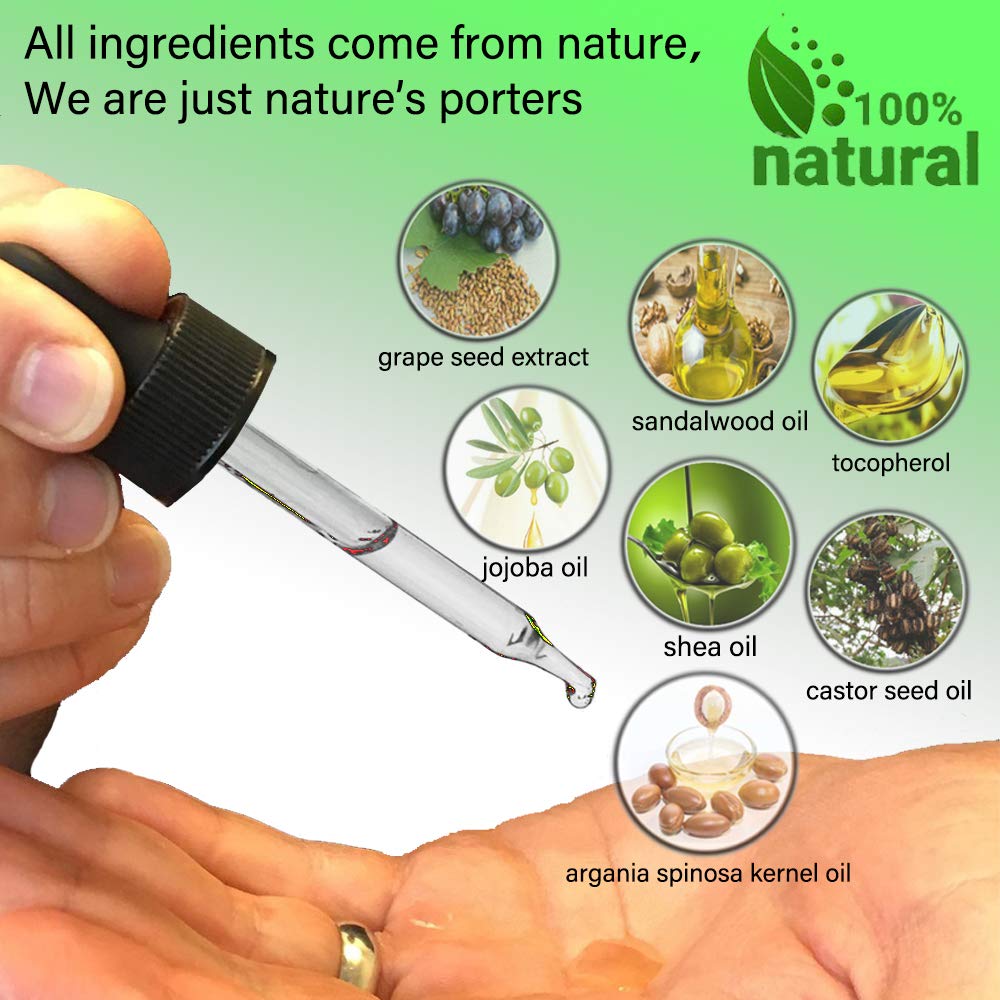 AN BAILIHUA Beard Growth Oil (sandalwood scent)…