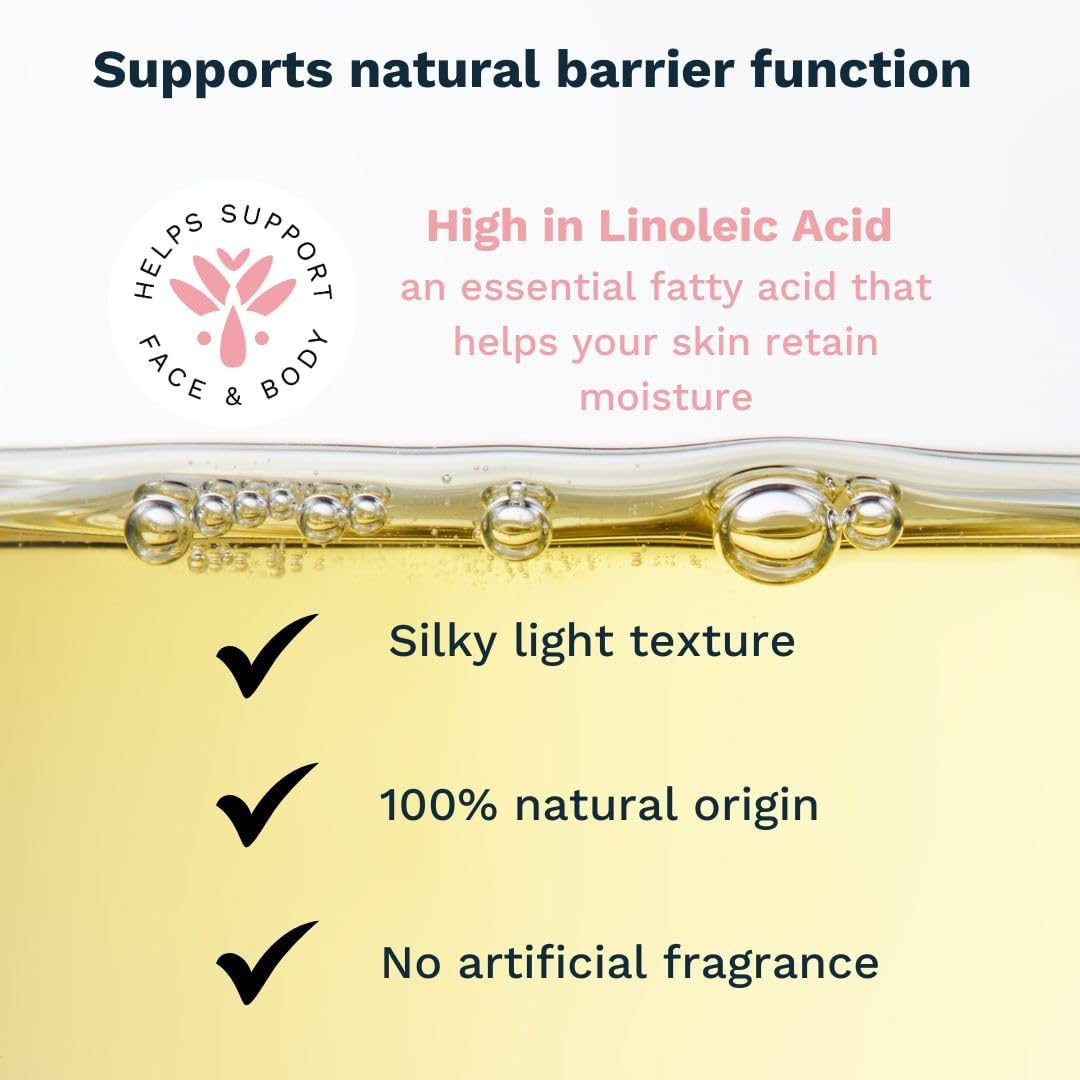 Zowena Pregnancy Stretch Mark Oil - body oil and face oil - 100% natural moisturiser - for pregnant women - with Vitamin E oil - 60ml