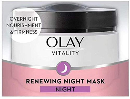 2 x Olay Vitality Renewing Night Mask Night 50ml - New In Box