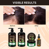 Sulayla Beauty Revitalize and Strengthen Hair Mask - Contains 100% Pure Rosemary and Peppermint Oil - with Biotin - Promotes hair growth - 250ml.