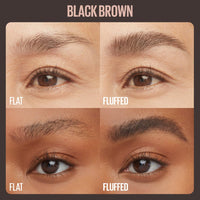 Maybelline New York Superfluff Brow Mousse, Soft, Full Brows, All Day Wear, Airy Volumising Mousse, Stiff Resistant, Flake Resistant, Black Brown (Shade 262)