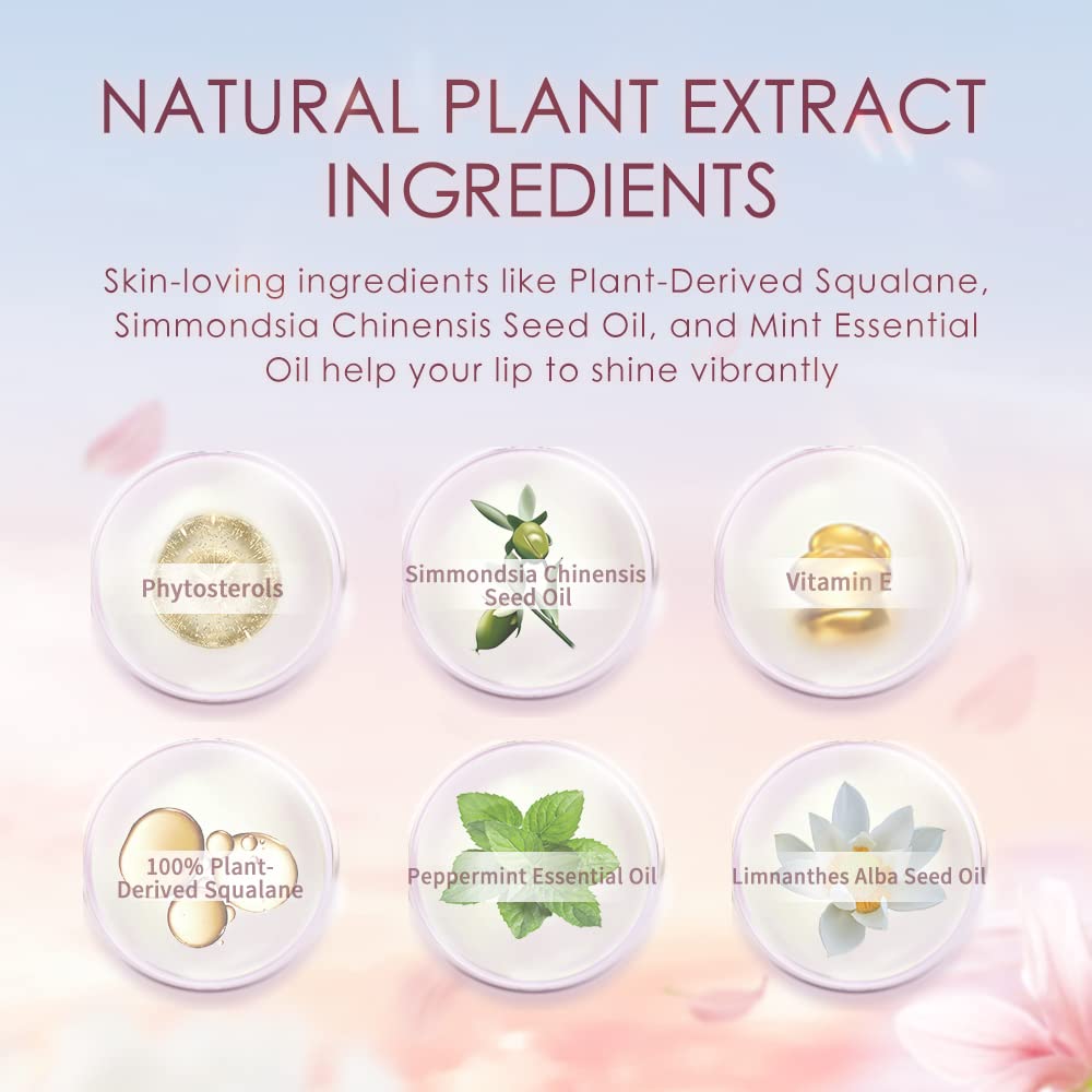 CATKIN Moonlight Lip Balms for Lip Skin Care and Lip Treatment, Natural with Vitamin E for 6h Moisture Care Color Change Lip Balm, 3.3g (C01 Luna)