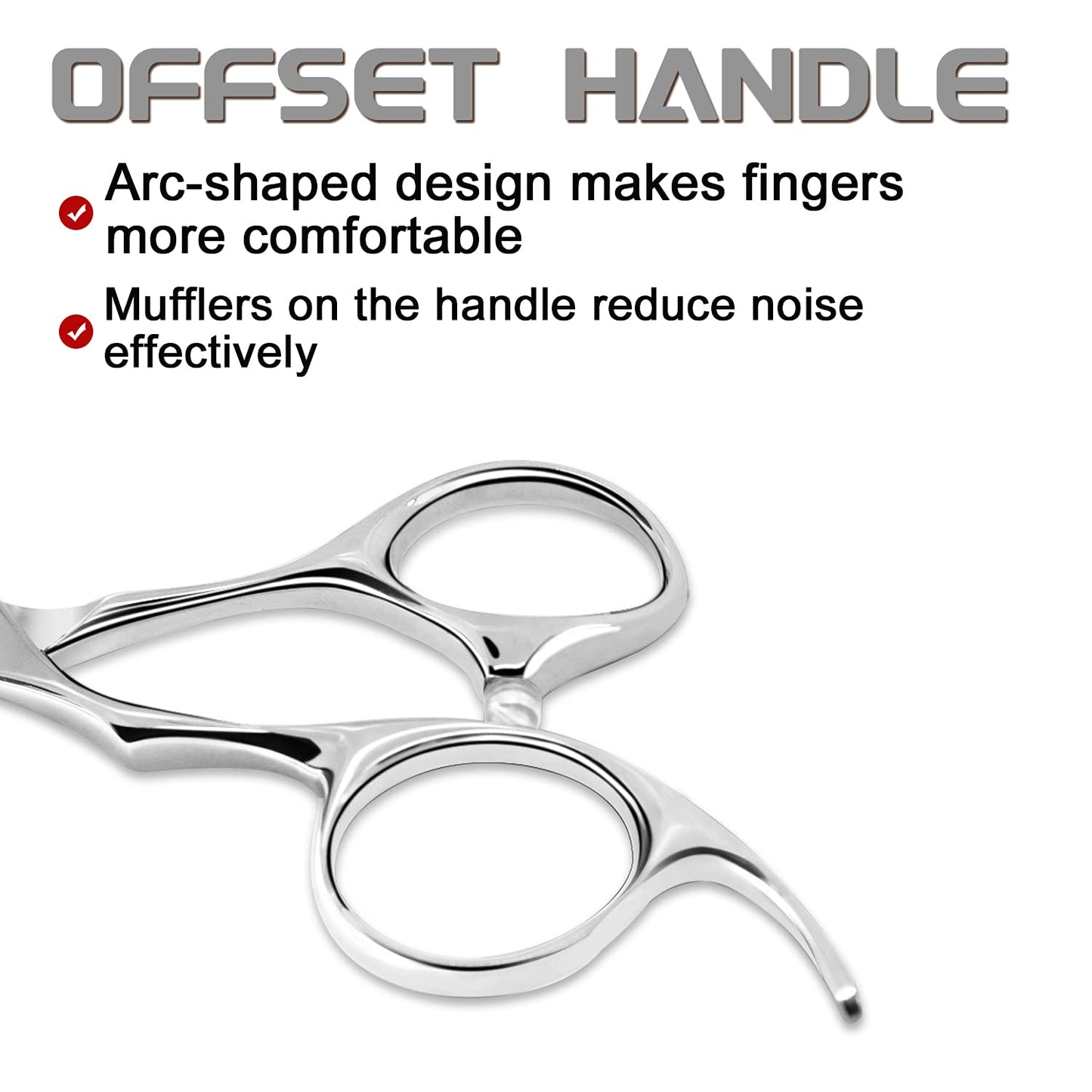 Left Handed Hairdressing Scissors Hair Scissor，Fcysy Professional Sharp Left Hand Barber Scissors 6” Lefty Hair Cutting Scissors, Hairdresser Scissors Salon Haircut Scissors Hair Shears for Women Men