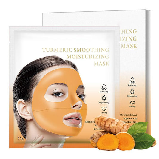 OKAQEE 4PCS Turmeric Collagen Face Mask - Collagen Mask Overnight - Deep Moisturizing Face Mask