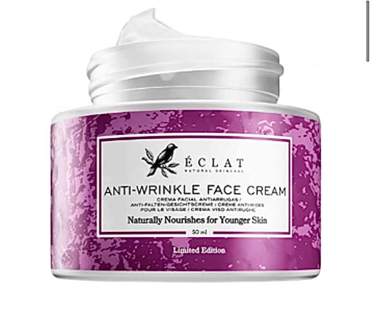 The EQ-Eclat Anti-Wrinkle Cream | Hydrates & Rejuvenation | Anti-Ageing Antioxidants | Smooths Wrinkles | Nourishes Younger Skin | Vitamin C Moisturizer| Non-Greasy Formula | 50ml
