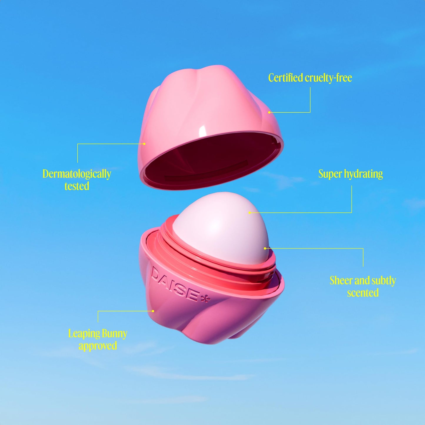 DAISE Hydrating Lip Balm in Juicy Pomegranate, With Vitamin E and Shea Butter, 0.25 oz/7 g, 7×7 g (Juicy Pomegranate)