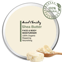 Ancient Chemistry 200ML Organic Shea Butter Moisturizer – 100% Pure and natural – Deep Moisturizing Body Butter for Dry Skin, Stretch Marks, Hair Care, and Anti-Aging