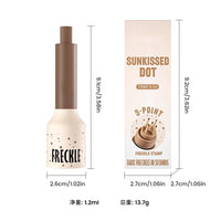Generic Five-Point Freckle Stamp & Pen – Waterproof, Quick-Drying Faux Freckle & Tattoo Pen for Natural Sun-Kissed Look – Safe for All Skin Types(Ash Chestnut)