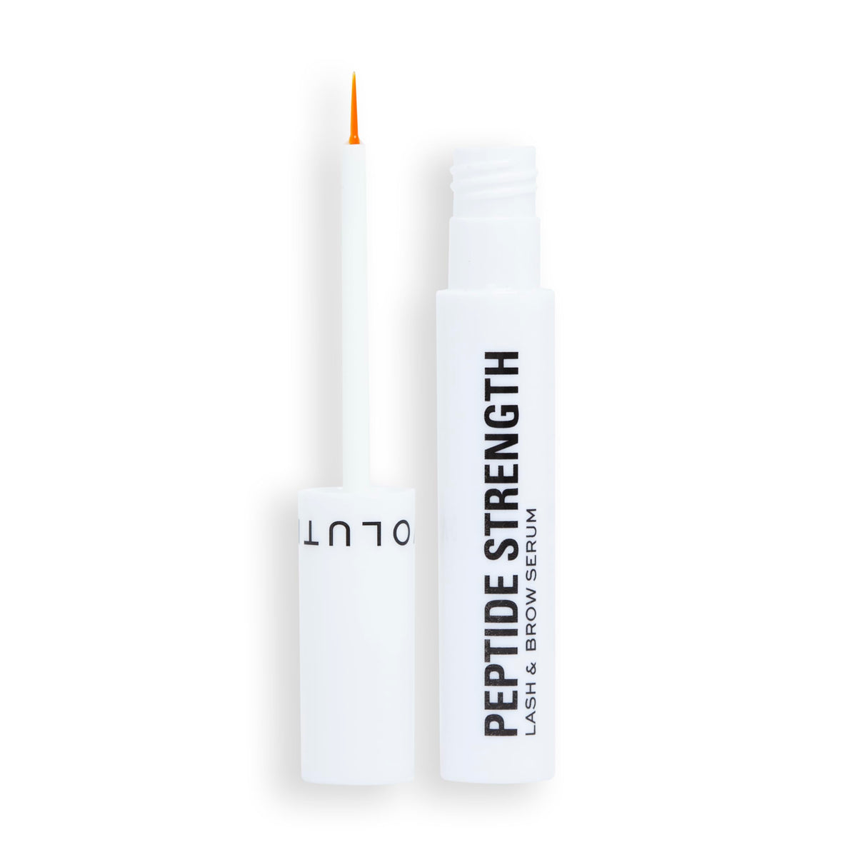 Makeup Revolution, Peptide Strength Lash & Brow Serum, 2-in-1 Serum for Longer & Fuller Looking Lashes & Brows, Vegan & Cruelty Free, 3ml