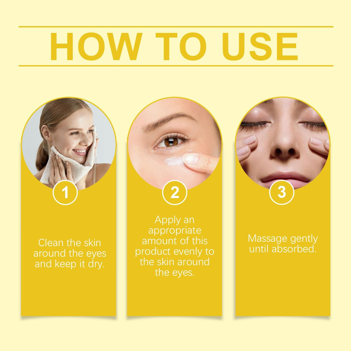 Jinjiar Vitamin C Eye Cream Stick,Vitamin C Eye Serum,Eye Bags Remover Women,Eye Cream for Dark Circles and Puffy Eyes,Under E-ye Cream,E-ye Cream Anti Aging,Firming Eye Cr-eam,Ey-e Bags Remover,Men Cre-am