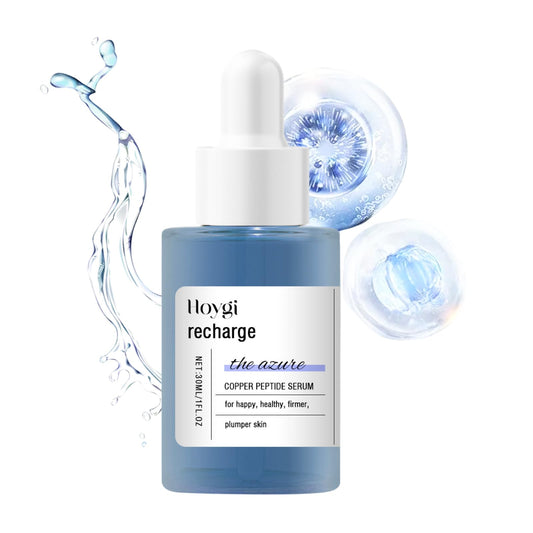 Copper Peptide Serum for Face, Anti-Aging Peptide Serum with Copper Peptides, Hyaluronic Acid, & Wrinkle Reduction, Peptide Face Serum for Fine Lines, Repairs Premature & Damaged Skin – 30ml
