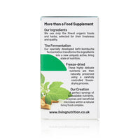 Living Nutrition Organic Fermented Ashwagandha (60 Capsules) | Support Sleep and Stress Reduction | 600mg Fermented Ashwagandha per Serving