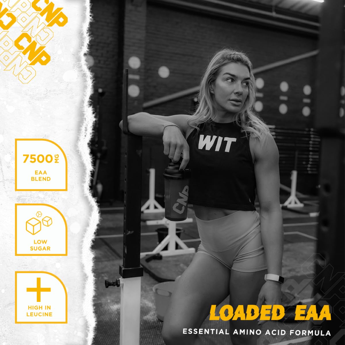 CNP Professional Loaded EAAs, Essential Amino Acids, BCAAs, Muscle Repair & Recovery Powder, 300g / 100g and 30/10 Servings, 9 Delicious Flavours (Big Juicy Melons, 300g)