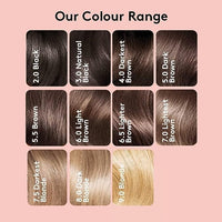 Josh Wood Colour - Ammonia-Free Hair Dye - Permanent Hair Colour with 100% Grey Coverage - Vegan Friendly, Natural-Looking Results, Shiny & Hydrated Hair | 5.5 (Brown)