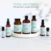 Tisserand - Total De-Stress - Massage & Body Oil - Orange, Geranium, Nutmeg Essential Oil - 100% Natural Pure Essential Oils - 100ml