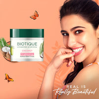 Biotique Bio Coconut Whitening and Brightening Cream for All Skin Types, 50 gm I Remove Dark Spots I 100% Natural & Organic I Pure Virgin Coconut, Ddelion and Manjishtha