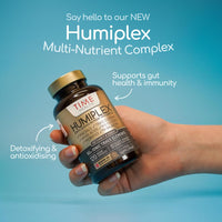 Time Health Humiplex™ - Humic Multi-Nutrient Complex - Minerals, Trace Elements, Amino Acids, Probiotics & Prebiotics - pH Balance, Detox & Digestion - UK Made - Zero Additives - Vegan - 120 Capsules