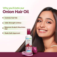 MAMAEARTH Mamaearth Onion Hair Oil with Onion Oil & Redensyl 150ml