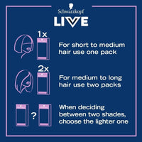 Schwarzkopf LIVE Colour + Lift, Long-Lasting Permanent Copper Hair Dye, Lightens Up To 3 Levels, Tangerine Twist L74,package may vary