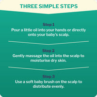 Dentinox Baby Scalp Oil – Moisturises& Nourishes Dry Skin – with Chamomile, Rosehip & Vitamin E – 3 Months & Upward (30ml)