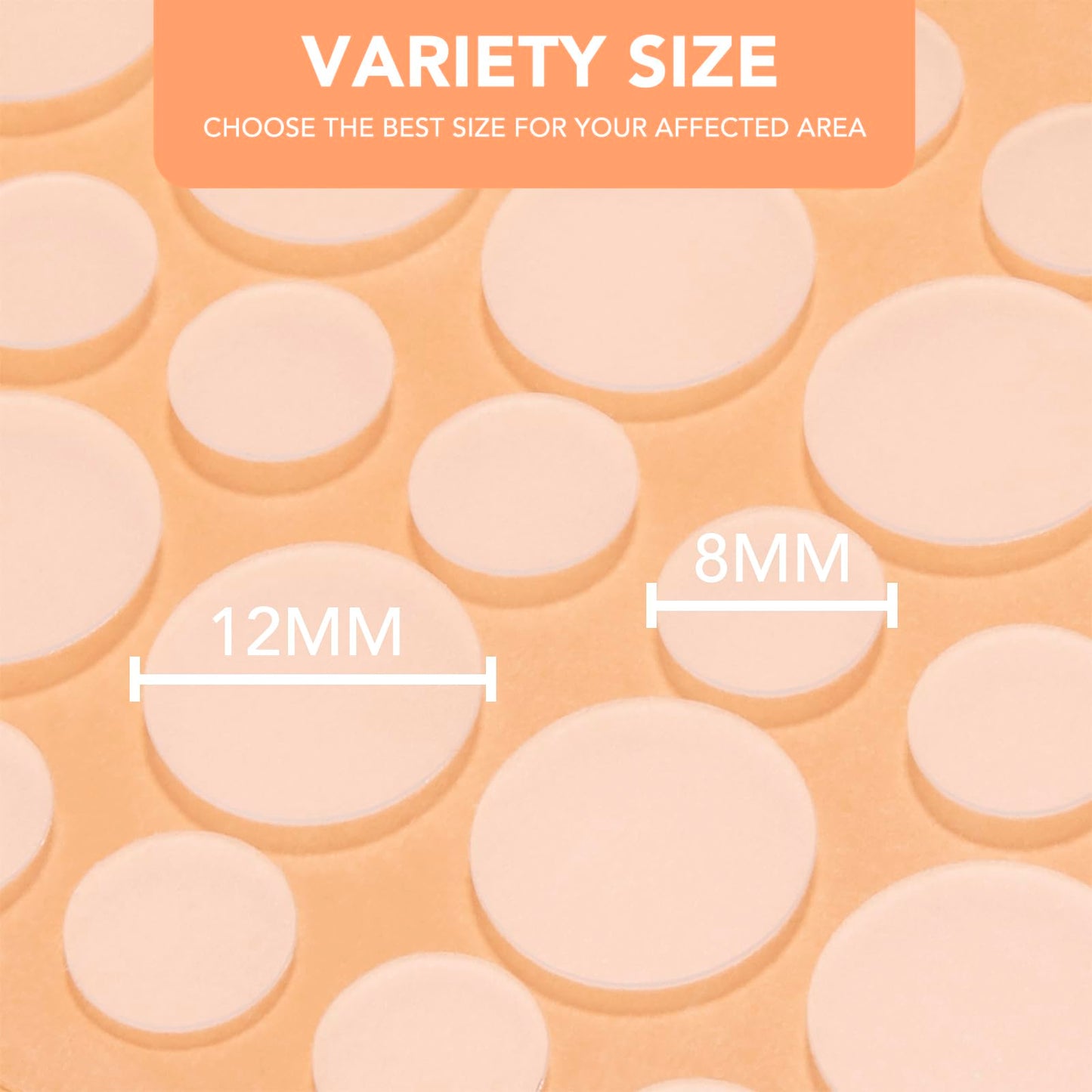 Spot Pimple Patches Aliobio Invisible Blemish Spot Cover Facial Sticker Hydrocolloid Patch Acne Stickers Spot Stickers with Two Sizes orange, 216 Count