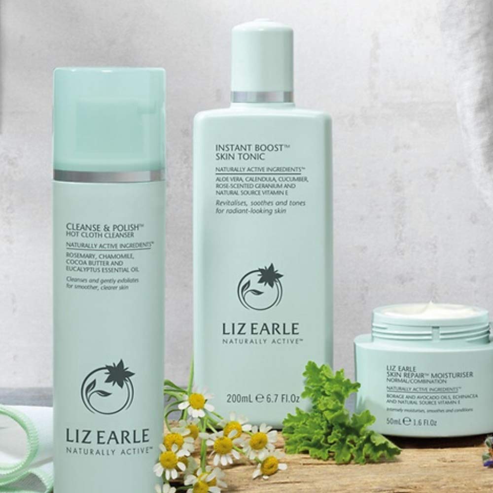 Aetn Future Liz Earle Instant Boost Skin Tonic 3 x 200ml Bottle A Face Moisturiser To Repair Sensitive Cleanse Skin