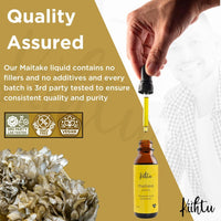 Kiihtu Maitake Liquid Extract Tincture - 50ml | High Strength 2000mg per Serving, Premium Mushroom Tincture Drops | Highest Bioavailability & Absorbency | UK