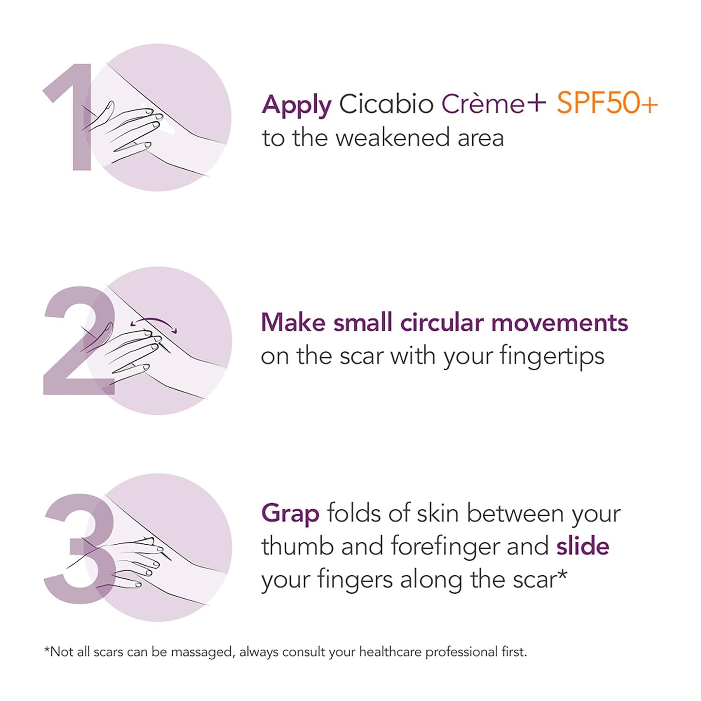 Bioderma Cicabio SPF50+ Cream - Repairing, Soothing & Protecting Cream with SPF 50+, Limits the Risk of Hyperpigmentation & Repairs Skin Exposed to Sun 40 ml