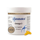 Metabolics Omega Fish Oil Capsules 1000mg – Pure EPA & DHA with Vitamin E – Heart, Brain & Vision Support – Low Oxidation, Heavy Metal Tested – 90 Fish Gelatin Softgels