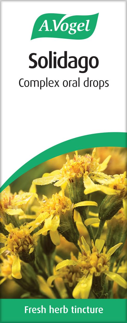 A.Vogel Solidago Complex Drops | Botanical Food Supplement | Fresh Herb Tinctures of Solidago, Birch, Horsetail & Restharrow | Suitable for Vegans | 50ml