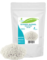 ETC Cosmetic`s Cetearyl alcohol - 100 gr | Use as ingredient in Conditioners, Cream shampoos, skin care, body care, hair conditioning, sun care