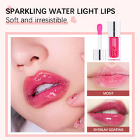 Newvenper 3PCS Hydrating Lip Glow Oil Long Lasting Plumping Lip Gloss Transparent Toot Lip Balm Moisturizing Lip Oil Repairing Lip Lines and Prevents Dry Cracked for Lip Care and Dry Lips 1#+2#+3#