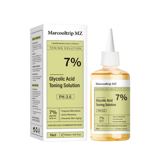 Sengwer Glycolic Acid Toner,Glycolic Acid 7% Toner for Exfoliating, Suitable for Combination and Oily Skin - Hydrating Serum for Face (240ml New)