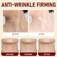 phxdance Ah-8 Firming Neck Cream, Tighten And Lift Neck Cream, Neck Firming Creams with Double Roller Massage, Reduce Wrinkles Fine Lines And Double Chin, Firm And Lift Sagging Skin