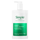 Simple Repair+ Facial Cream Cleanser pro-ceramides + hyaluronic acid restores dry and dehydrated skin from the first use 240 ml