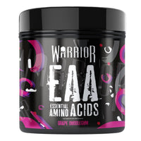 Warrior EAA 360g Essential Amino Acids Powder with BCAAs, Citrulline Malate, Taurine & Bioperine – Vegan, Zero Sugar, Muscle Recovery & Endurance Fuel - Grape Bubblegum