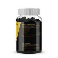 Shilajit Gummies High Strength with Chaga and Ashwagandha, Himalayan Shilajit for Energy, Immunity & Focus, Sugar-Free