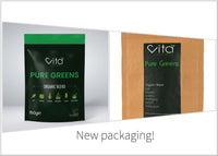 Vita Nutrients Pure Greens Superfood Powder 150g - Premium Organic Blend of 6 Plant Based Super Greens - Vegan & Gluten Free - Vitamin Fibre & Mineral Rich Formula - Made in The UK