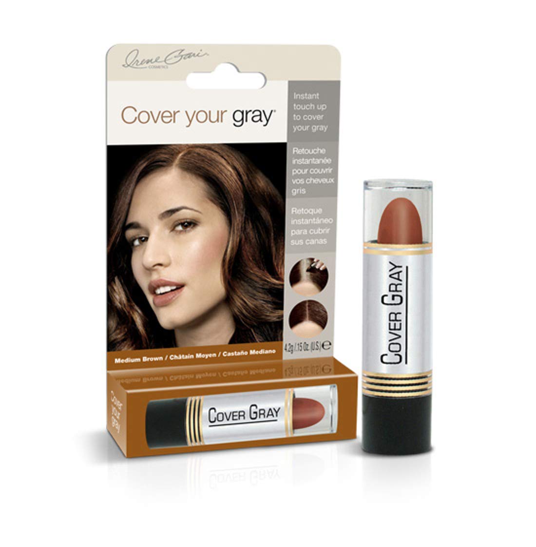 Cover Your Gray Hair Color Touch Up Stick - Medium Brown